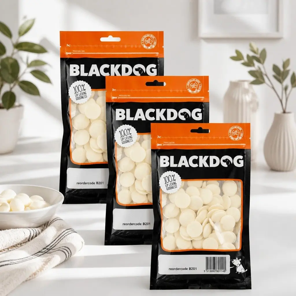 Yoghurt Drops Dog Treats Oven Baked Creamy 250g Bulk Pack