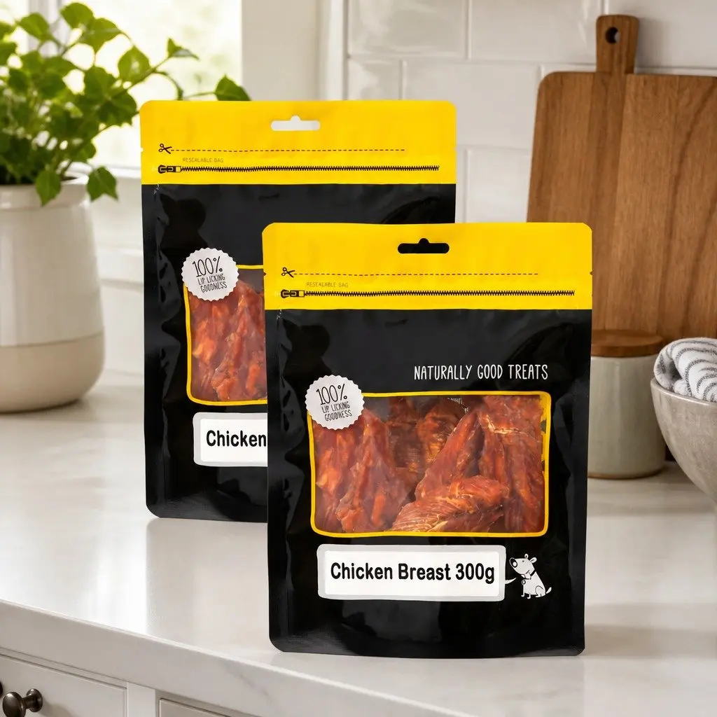 Dog Treats High Protein Chicken Breast Fillet 300g 2 Pack Slow-Dried