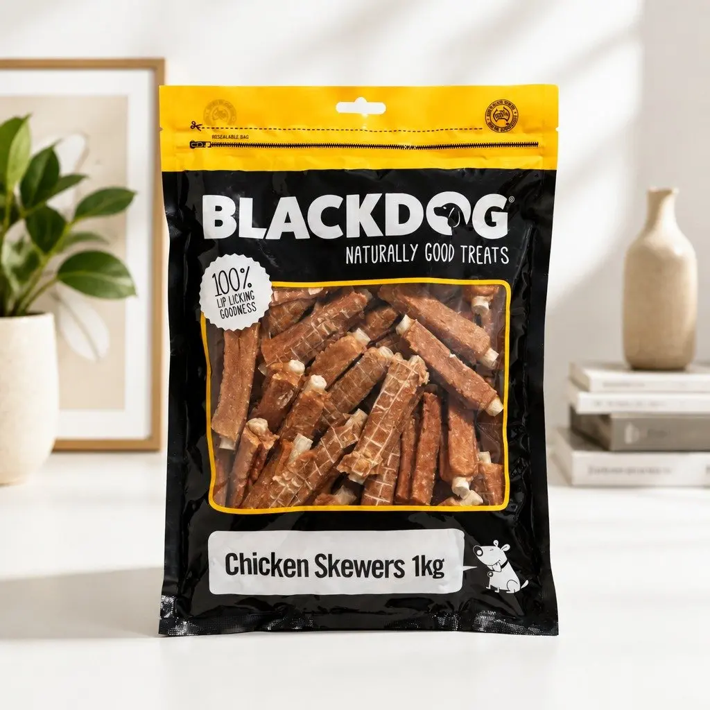 Dog Treats Chicken Skewers High Protein 1kg Natural Chewy Air Dried