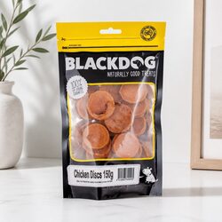Chicken Discs 150g Oven Baked Dog Treats High Protein Crunchy Training Reward