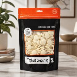 Yoghurt Drops Dog Treats 1kg Adult Dogs All Breeds Training Reward Snack