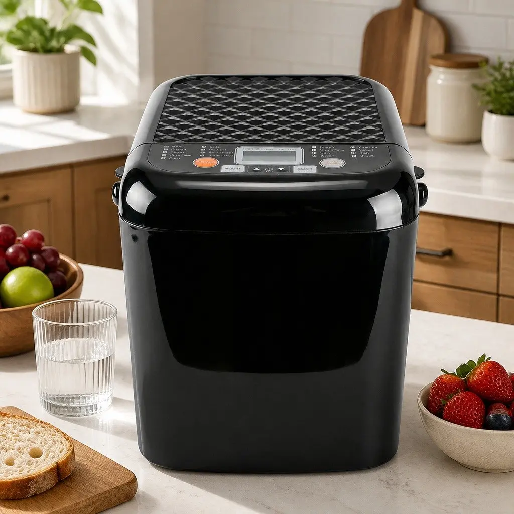 Bread Maker Machine Automatic Kneading 19 Programs LCD Loaf Baking Home Kitchen