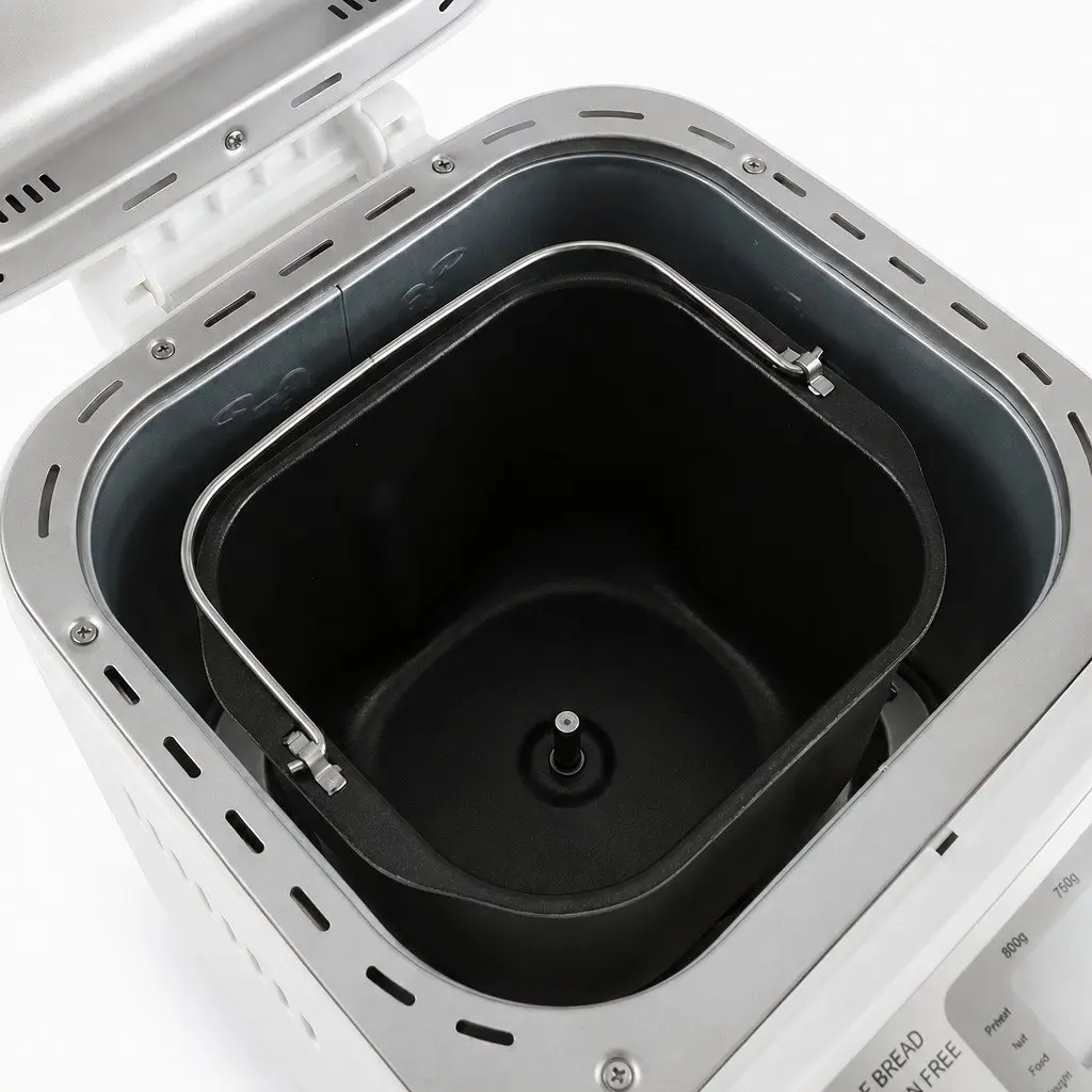Bread Maker Machine Automatic 19 Programs 2lb Capacity Non-Stick Pan White