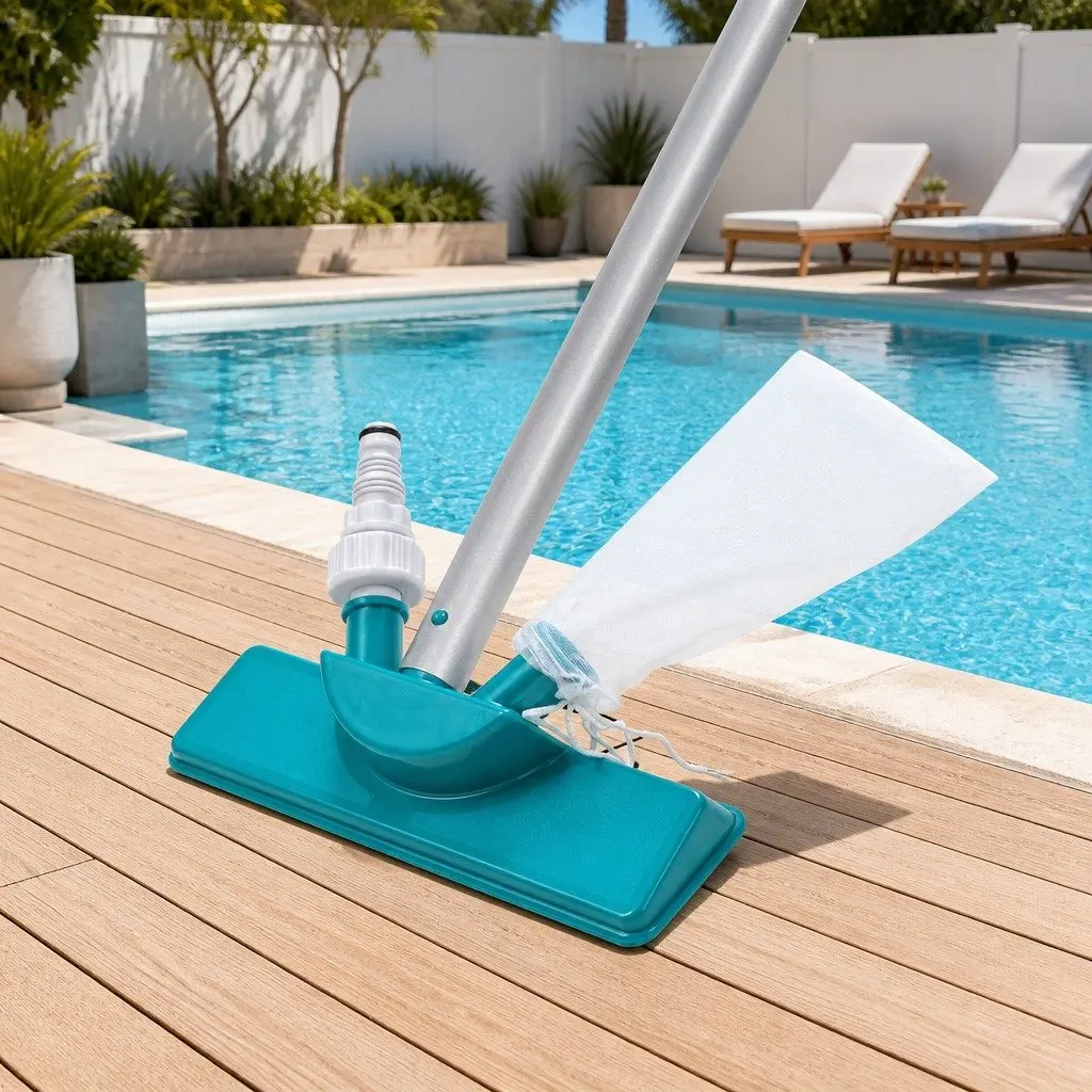Pool Cleaner Vacuum Skimmer Kit Adjustable Aluminium Pole Above Ground Swimming