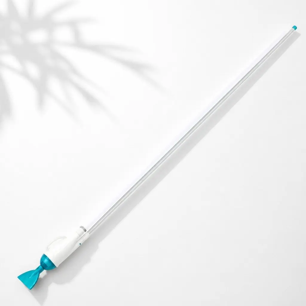 Pool Vacuum Cleaner with 6m Hose and 2 Interchangeable Heads Aluminium Pole for Above Ground Pools