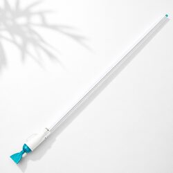 Pool Vacuum Cleaner 6m Hose 2 Interchangeable Heads Aluminium Pole Above Ground