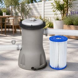 Pool Filter Pump Cartridge 800GPH 3028L/H Above-Ground Swimming Pool Cleaner