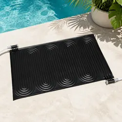 Solar Pool Heater Pad 110x171cm Black Water Warmer 3-5°C Boost Temperature