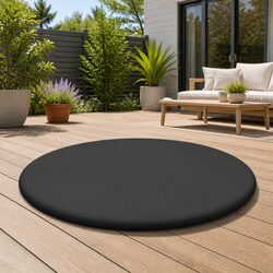 Pool Cover for 2.44m Above Ground Swimming Pools Round PVC Blanket with Rope