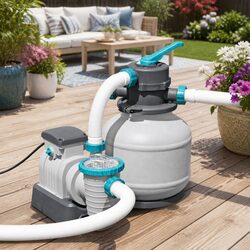 Sand Filter Pump Above Ground Pool 2200GPH 8327L/H Flowclear Corrosion-Proof