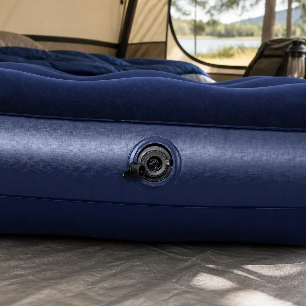 Queen Air Mattress Inflatable Airbed Guest Sleeping Bed Portable Indoor Outdoor