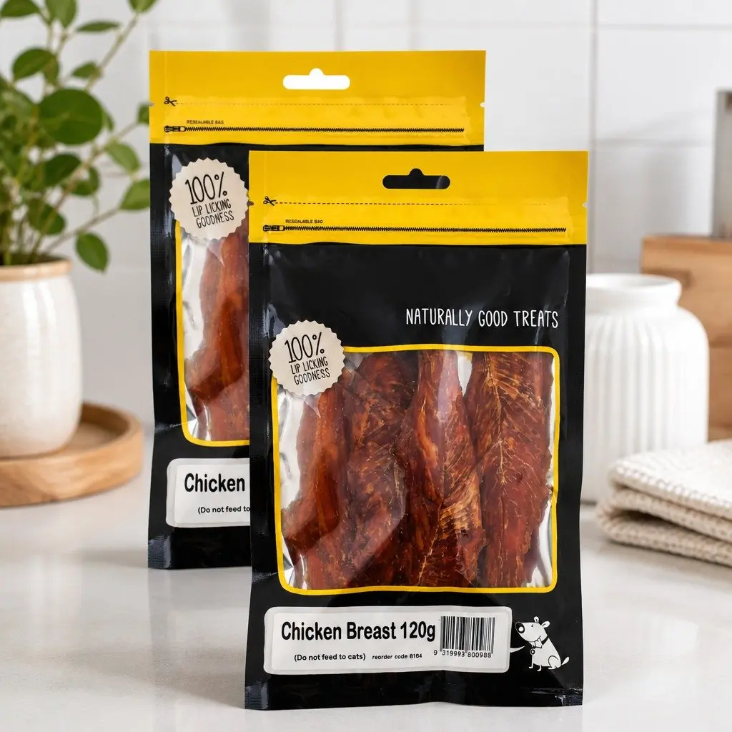 Dog Treats High Protein Low Fat Oven-Dried Chicken Breast 120g