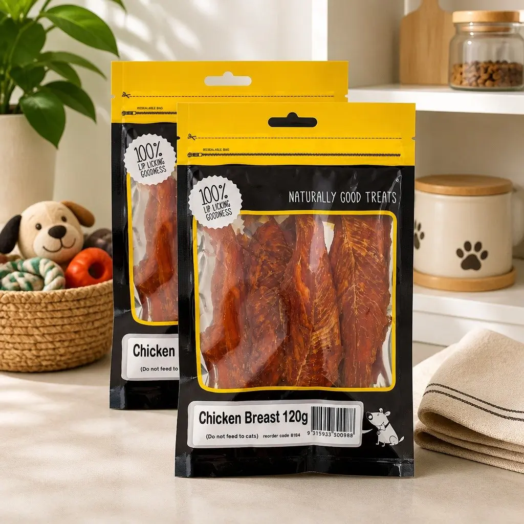 Dog Treats High Protein Low Fat Oven-Dried Chicken Breast 120g