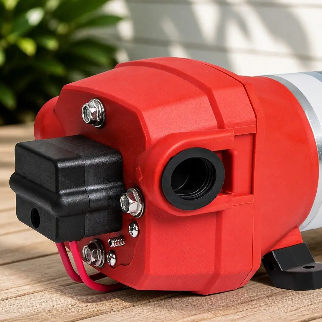 12V Caravan Water Pump 40PSI Self-Priming Shower Garden Camping Portable