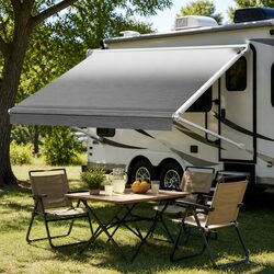 14FT RV Awning Fabric Replacement 18.05oz Caravan Outdoor Protection