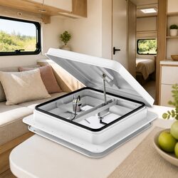 Caravan Roof Vent Fan Air Exhaust Hatch 12V RV Motorhome Camper White
