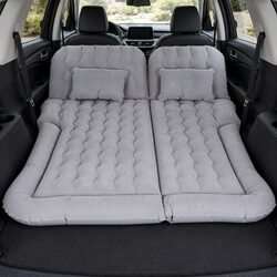 Car Mattress Inflatable SUV Back Seat Camping Bed 175x130cm Grey Portable Sleep