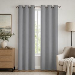 Blackout Curtain Panels Eyelet 3 Layer Noise Insulation Heat Preservation Home