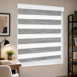 Zebra Roller Blind Blackout Curtains 180x210cm Light Control Privacy Home Window