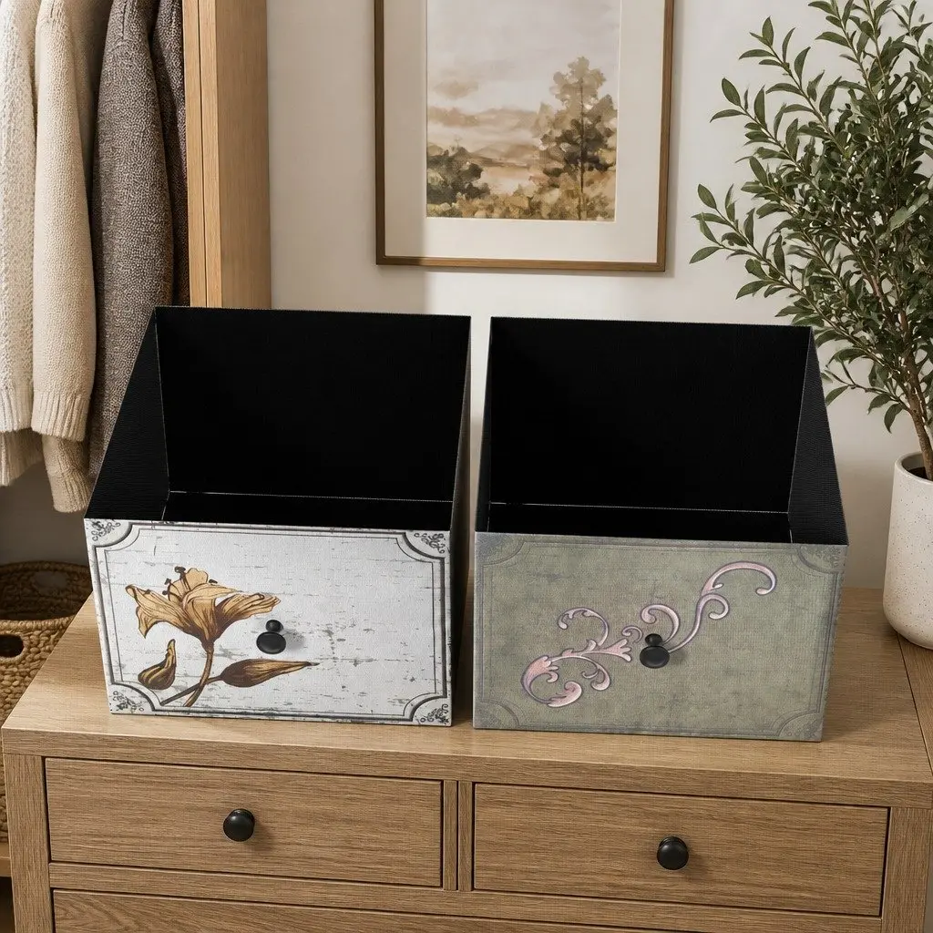 Chest of Drawers Vintage Storage Cabinet Tallboy Dresser 100cm x 30cm x 92cm Brown
