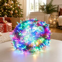 300 LED Curtain String Lights Multi Colour Indoor Outdoor Garden Party