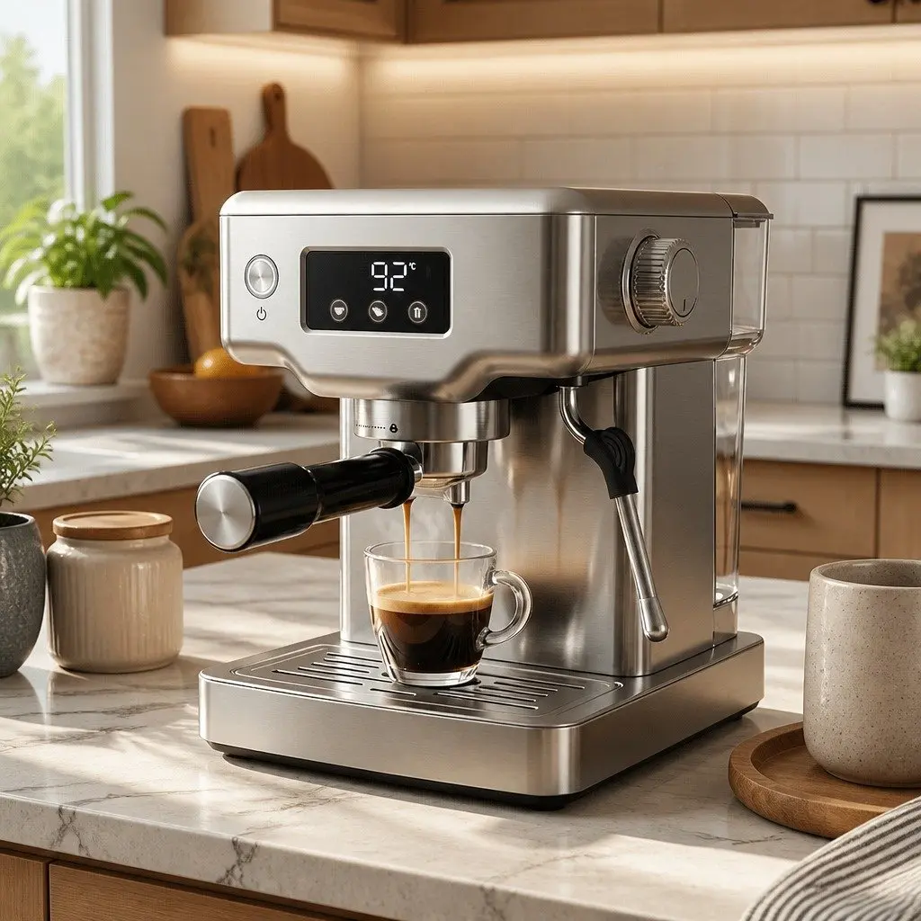 20 Bar Espresso Coffee Machine Maker Steam Wand Milk Frother Cappuccino Latte