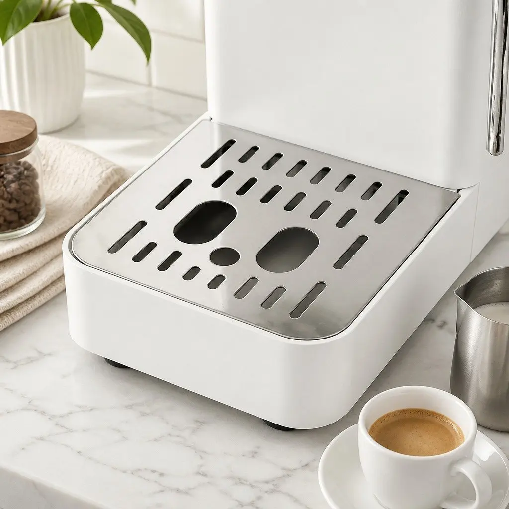Espresso Coffee Machine 20 Bar Pump Milk Frother 1350W White