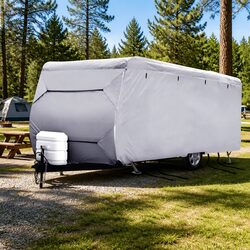 Caravan Cover 16-18ft Campervan 4 Layer Polypropylene Waterproof UV Protection
