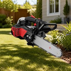 Petrol Chainsaw 25CC 10 Inch Bar Lightweight Pruning Cutting Garden Power Tool