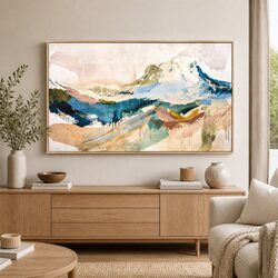 Abstract Canvas Wall Art Large Framed Modern Home Decor Hanging 70x100cm