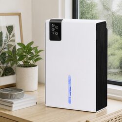 Portable Dehumidifier 2000ml Tank Bedroom Bathroom Moisture Absorber Remote