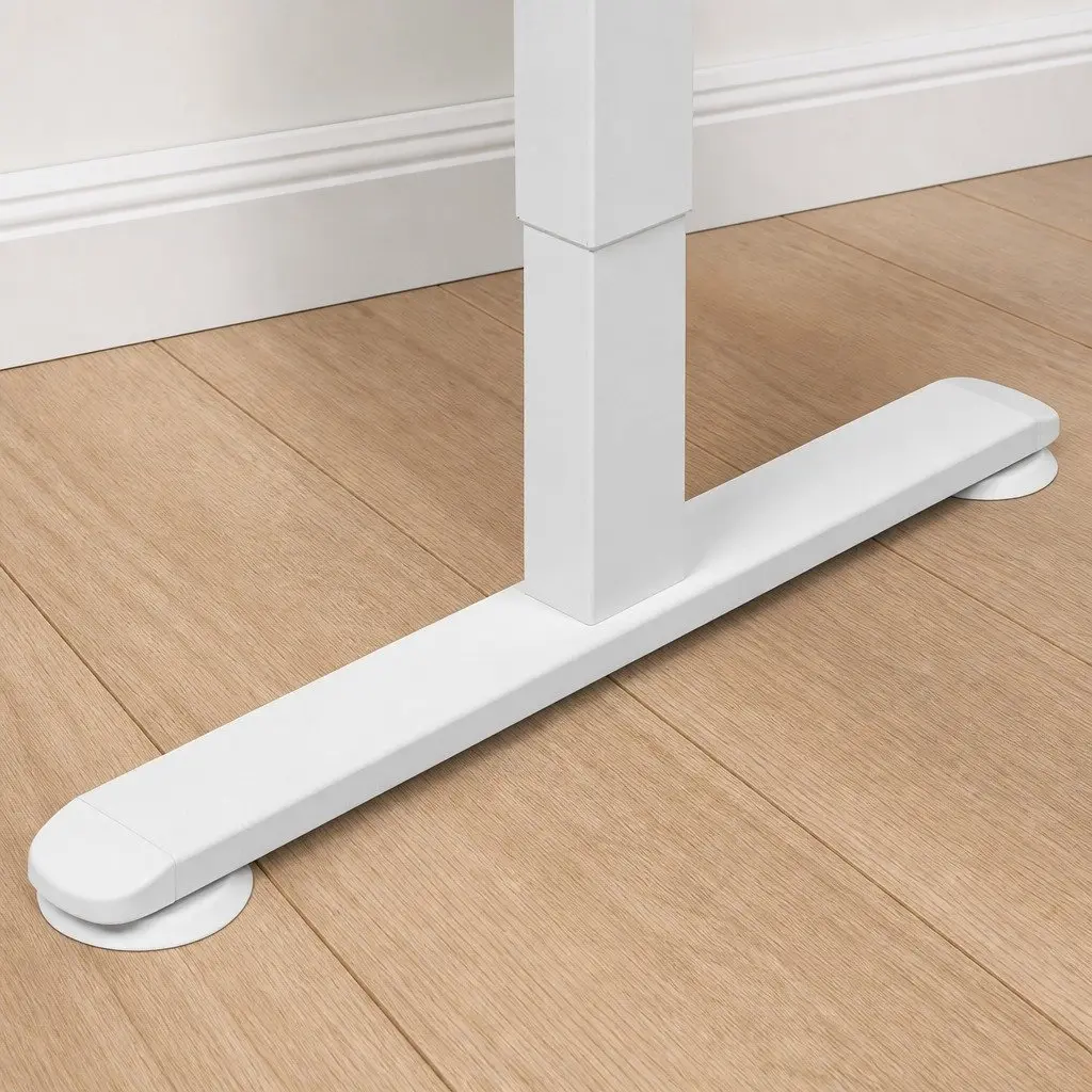 Motorised Standing Desk Frame Height Adjustable 120cm Natural Desktop Electric