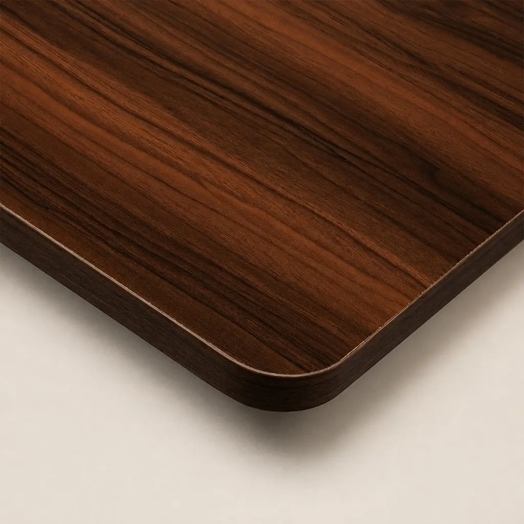 Motorised Standing Desk Adjustable Height 140cm Walnut Desktop Electric Office