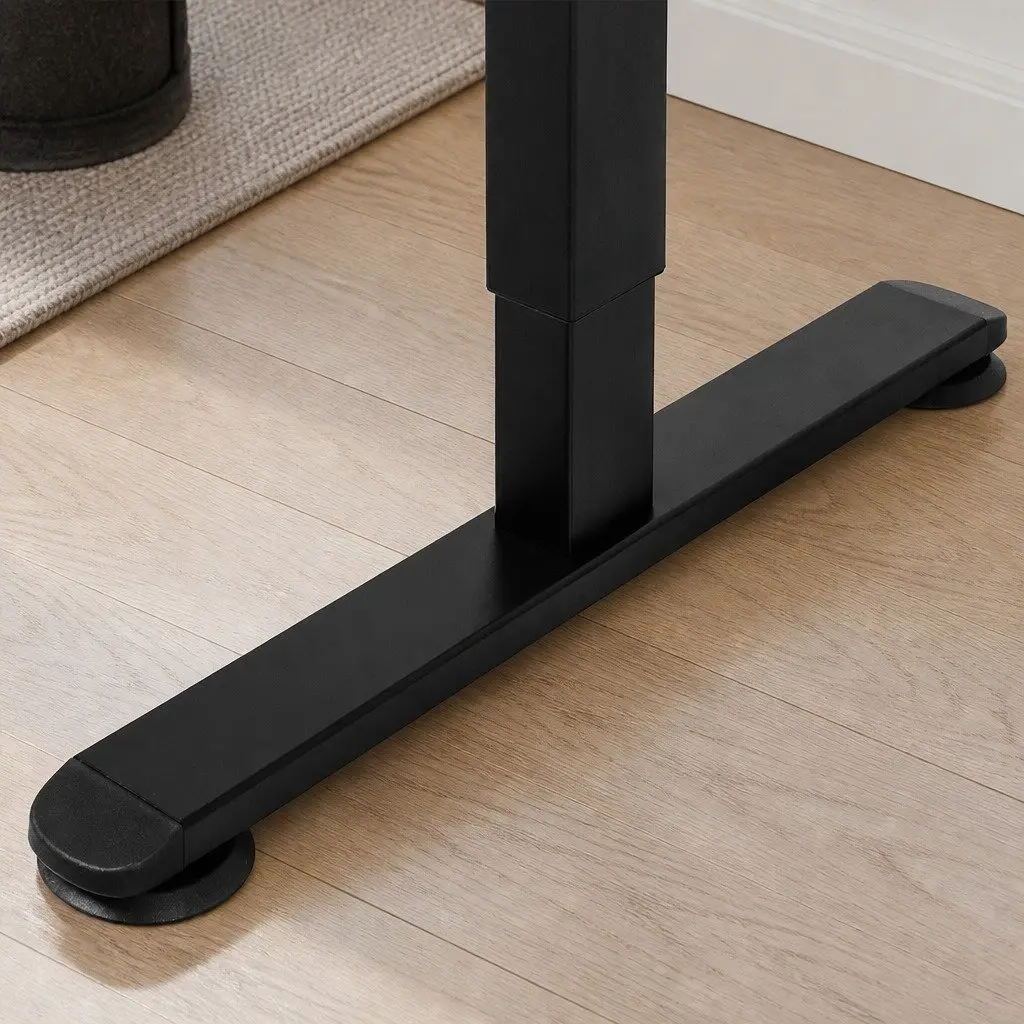 Motorised Standing Desk Adjustable 140cm Natural Desktop Electric Height Office