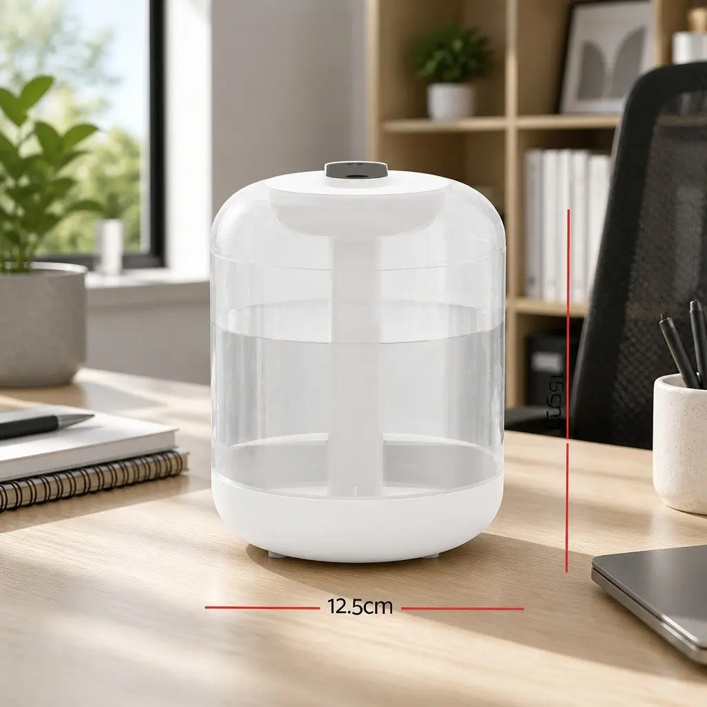 Aroma Diffuser Ultrasonic Humidifier 1L Night Light White