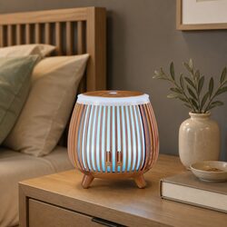 Aroma Diffuser Ultrasonic Humidifier 140ml LED Night Light Aromatherapy Mist