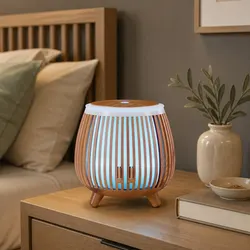 Aroma Diffuser Ultrasonic Humidifier 140ml LED Night Light Aromatherapy Mist