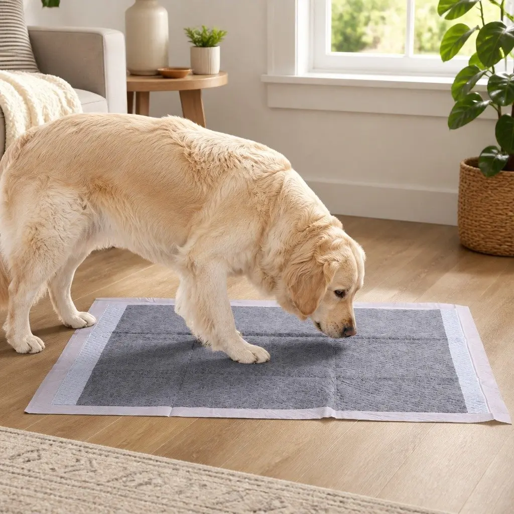 Pet Training Pads 60x60cm Puppy Potty Charcoal Odour Control Super Absorbent