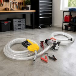 12V Diesel Oil Transfer Pump Electric Fuel Bowser Auto Extractor 40L/Min