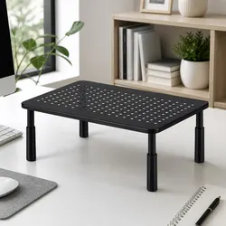 Monitor Stand Adjustable Riser Computer Laptop Display Desk Organizer 3 Height
