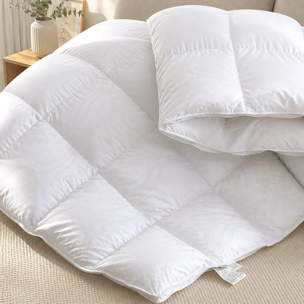 Goose Down Quilt Queen All Season 500GSM Lightweight Breathable Doona Bedding