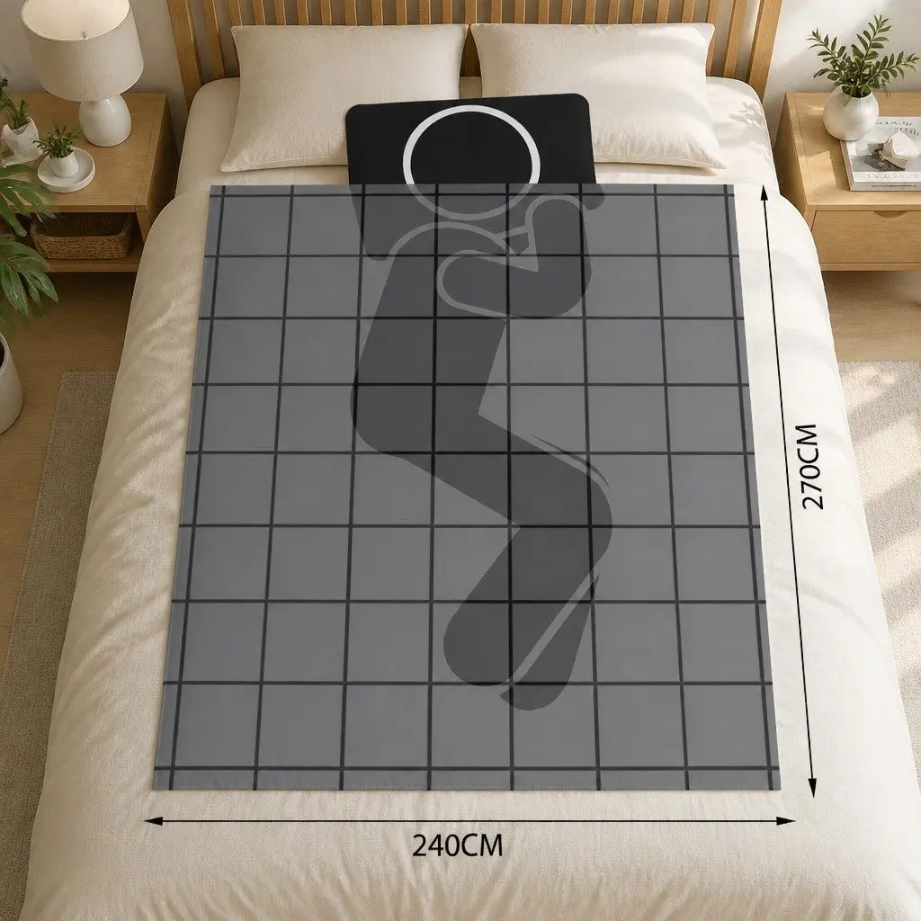 Goose Down Feather Quilt Lightweight Breathable Super King White Cotton Cover
