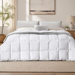 Bamboo Quilt 400GSM All Season King Size Bedding Winter Warm Baffle Box Design