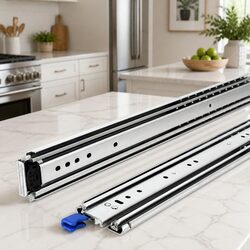 Drawer Slides Full Extension Heavy Duty 227kg Locking Mechanism 1524-3048mm