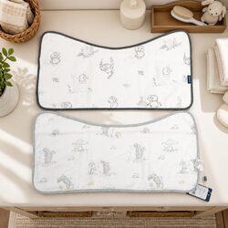 Burp Cloth 2 Pack Soft Baby Bibs Forest Kingdom Feeding Time Teething Mealtime