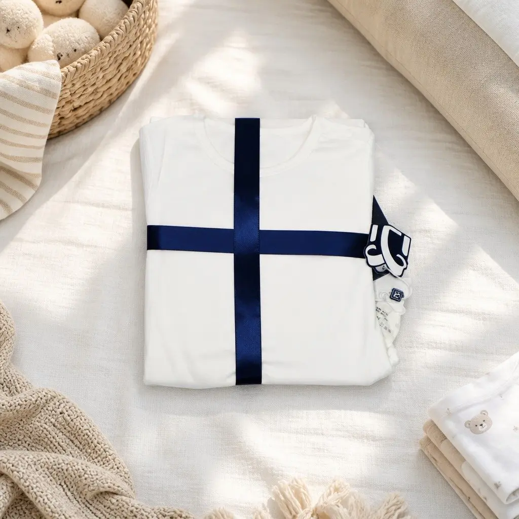 Baby Playsuit Soft Breathable Cotton-Bamboo Blend Snap Closure Size 80