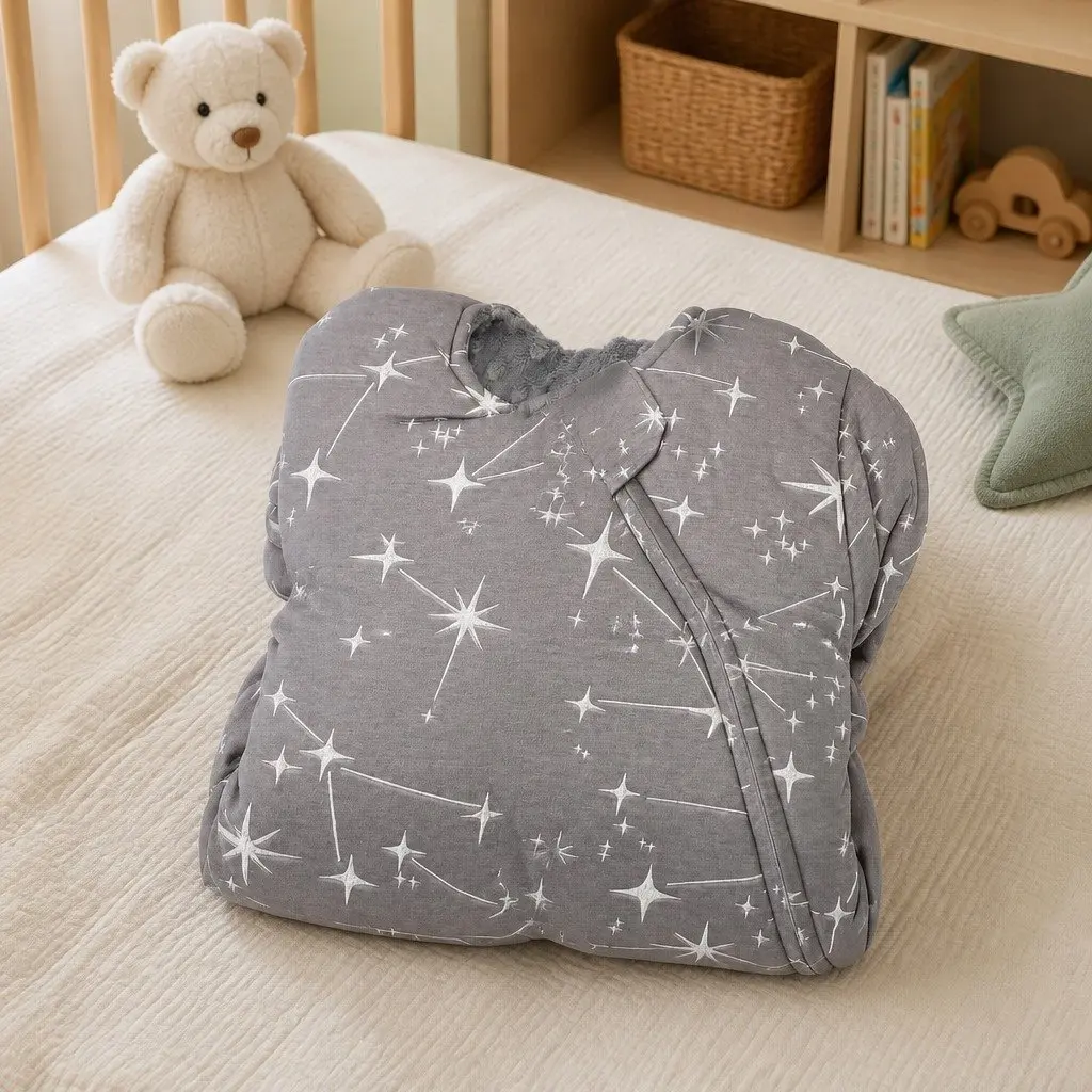 Baby Sleep Bag 3.5 TOG Removable Sleeves Size S Starry Sky