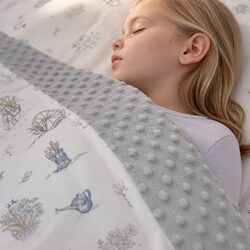 Kids Padded Minky Blanket 2.5 Tog Crib Stroller Car Seat Shade Nursing Cover