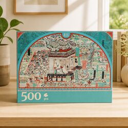 Adult Puzzle 500 Pieces Cave Illustrated Relaxation Brain Teaser Game
