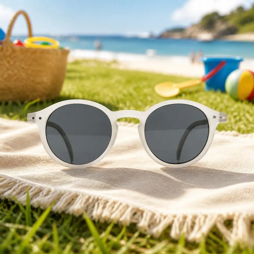 Kids Sunglasses UV Protection Rounded Frame Unisex 5-10 Years